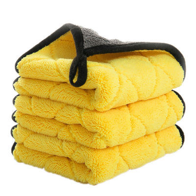 Car nettoyage serviette de fenêtre Super doux non-lint laine de corail pour la maison hôtel spa