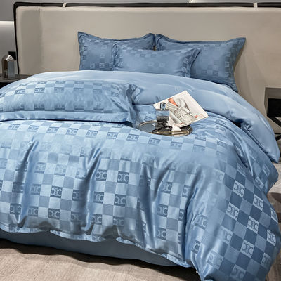 Polyester / Linen / Coton Luxe Jacquard Lit Ensembles de collections 4 pièces