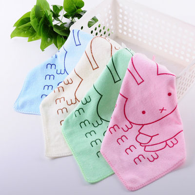 Toile de cuisine en microfibre pour enfants 25*25cm Toile de nettoyage adsorbante douce pour enfants