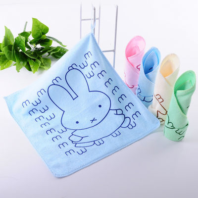 Toile de cuisine en microfibre pour enfants 25*25cm Toile de nettoyage adsorbante douce pour enfants