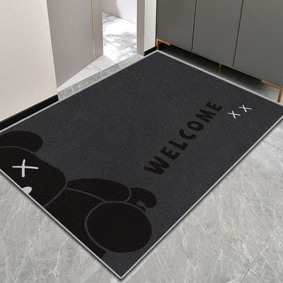 Anti-dérapant Absorption de l'eau Logo personnalisé Tapis de luxe Beau design Tapis de porte imprimé