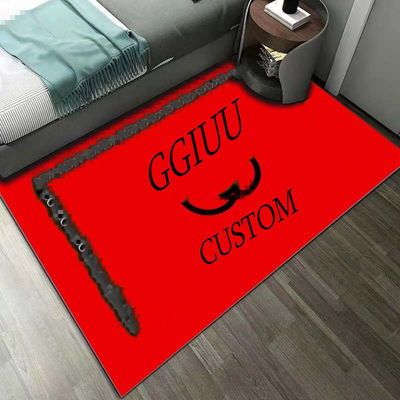 Anti-dérapant Absorption de l'eau Logo personnalisé Tapis de luxe Beau design Tapis de porte imprimé