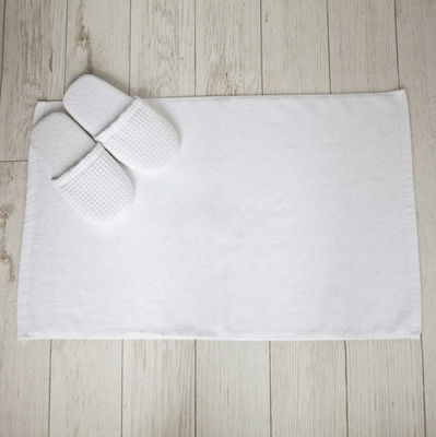 Tapis antidérapant pour salle de bain d'hôtel coton pur pour salle de douche tapis absorbant pour les pieds pour la maison lavable
