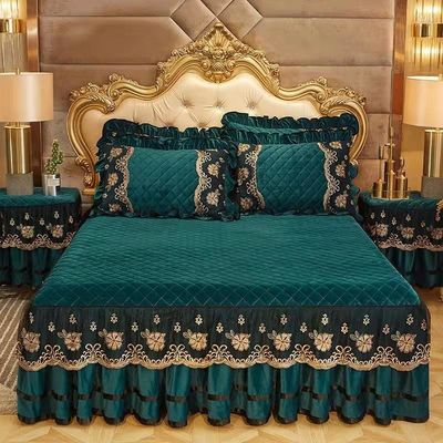 Kit de lit de mariage en quatre pièces avec soin facile