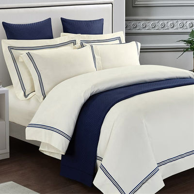 Des couvertures de design aléatoire Dormir confortablement Hôtel Lit ensemble avec 40 Compte Tissu de coton