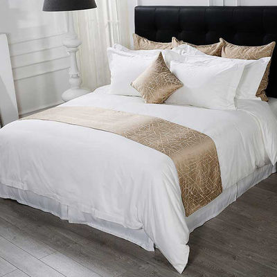 Des couvertures de design aléatoire Dormir confortablement Hôtel Lit ensemble avec 40 Compte Tissu de coton