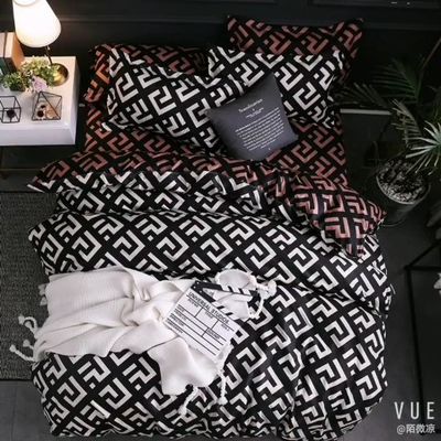 Confort et style personnalisés Logo personnalisé King Lit Set pour les créateurs de mode modernes
