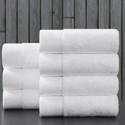 Ensembles de serviettes en 6 pièces tissés 2024 Design Couleur personnalisée pour les serviettes de bain blanches de luxe
