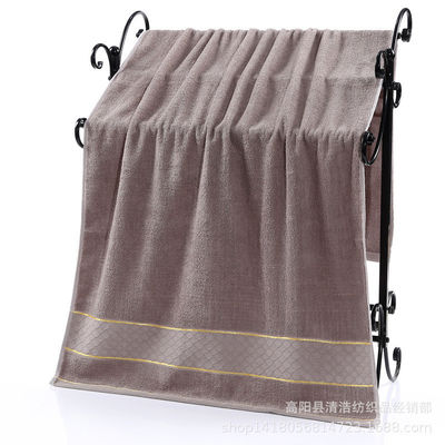 Une serviette de nettoyage du visage blanche 100% coton à haute absorption pour la maison/hôtel/sport/voyage/cadeau