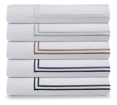 Nantong Luxe Couette Lit Ensembles Avec Les Couvertures de Broderie à Points Pour Le Lit King Taille