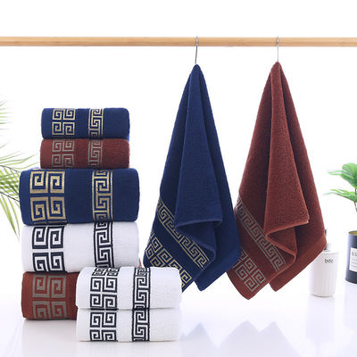 Carré QUICK-DRY Blanc 100% coton serviette de luxe pour hôtel pour une absorption rapide