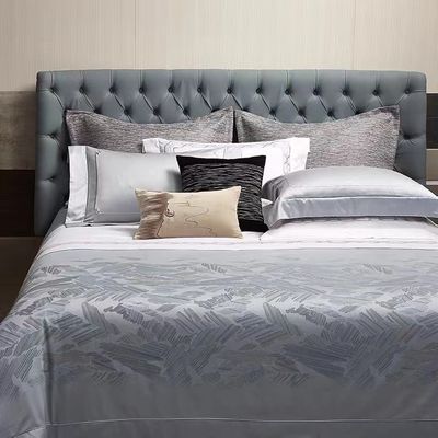 Ensemble de literie de luxe imprimé aux fleurs pour lit queen size 7 pièces couverture de couette