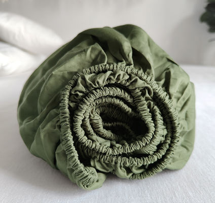 100% de fibre de bambou couleur solide ensemble de literie personnalisé