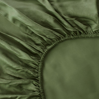 100% de fibre de bambou couleur solide ensemble de literie personnalisé