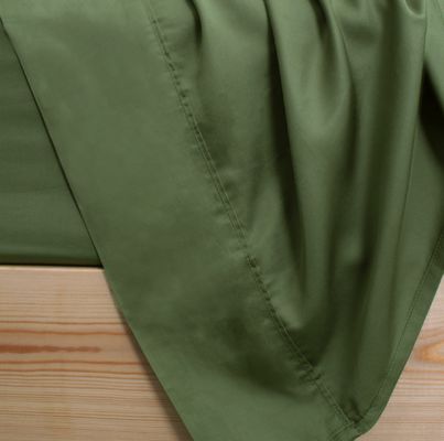 100% de fibre de bambou couleur solide ensemble de literie personnalisé
