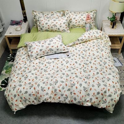 Ensemble de literie perméable à l'air Fourniture d'hôtel 100% Couverture de couette de luxe 4 pièces Ensemble de draps