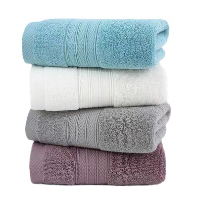 Tissu de coton ultra doux pour serviettes de bain en rose jaune et bleu à prix