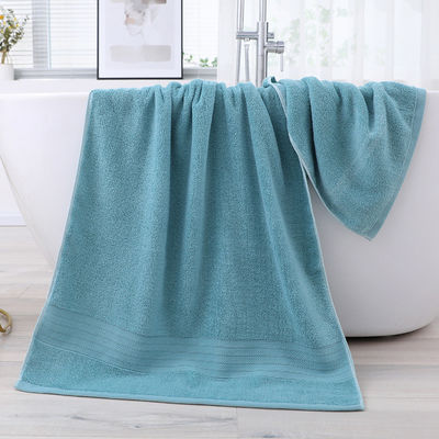 Tissu de coton ultra doux pour serviettes de bain en rose jaune et bleu à prix