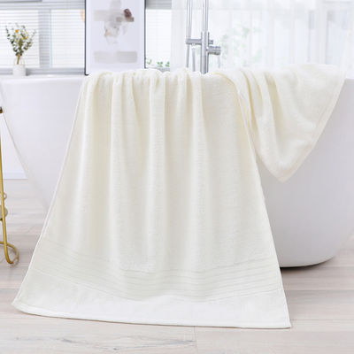 Tissu de coton ultra doux pour serviettes de bain en rose jaune et bleu à prix