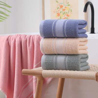 Tissu ultra doux pour serviettes de bain en coton teint