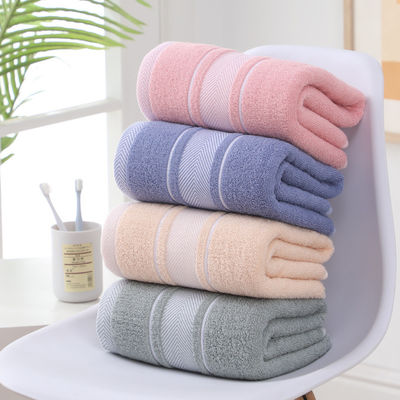 Tissu ultra doux pour serviettes de bain en coton teint