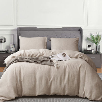 Résistant 100% naturel Ligne pure de lin de chanvre 170 Gsm Ligne couverture couette ensemble de lit