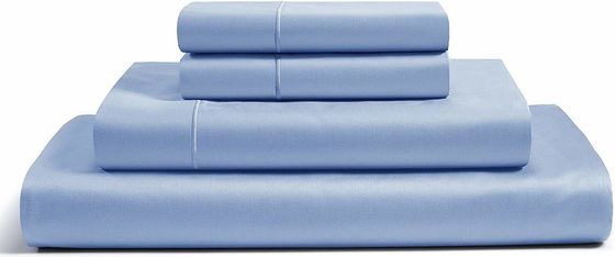 600TC coton égyptien lit à la maison ensemble avec taille personnalisée couverture ajustée et refroidissement feuille plate