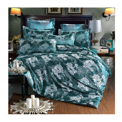 Oeko-tex Certified Europe Style Jacquard Satin Silk Comfort Sets pour la literie des hôtels