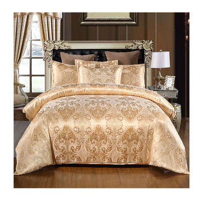 Oeko-tex Certified Europe Style Jacquard Satin Silk Comfort Sets pour la literie des hôtels