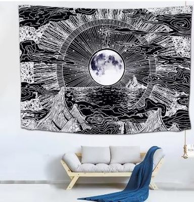 1500MMx1000MM Peinture solaire décorative Tapisserie pour le fond de lit Décoration murale
