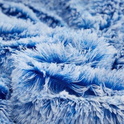 200TC Compteur de fils Lit de lit Faux fourrure couette Mink Rainbow Plush Fluffy Luxe