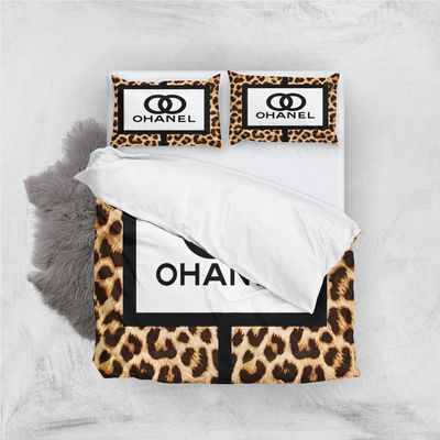 Ensemble de literie de style hôtel de luxe King Size 100% polyester 3D imprimé couvre-lit