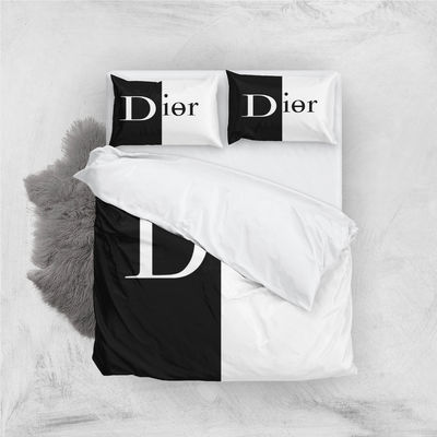 Ensemble de literie de style hôtel de luxe King Size 100% polyester 3D imprimé couvre-lit