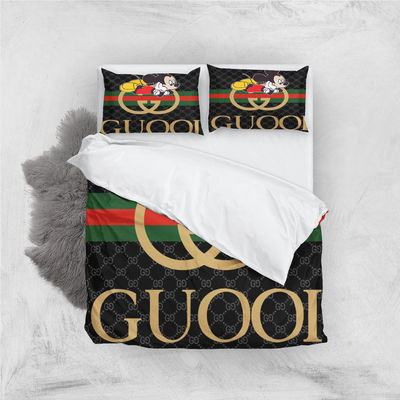 Ensemble de literie de style hôtel de luxe King Size 100% polyester 3D imprimé couvre-lit