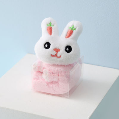 Set de serviettes de salle de bain d' hôtel Les serviettes de polyester super absorbant dans des dessins animés adorables