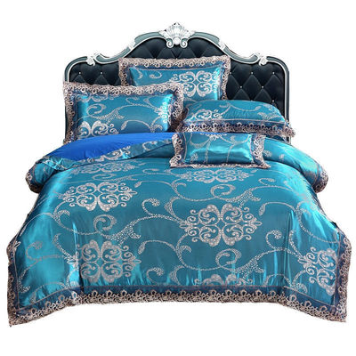 4 pièces de couvertures de lit en microfibre imprimées pour le luxe et le confort de l'hôtel