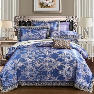 4 pièces de couvertures de lit en microfibre imprimées pour le luxe et le confort de l'hôtel
