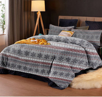 Couverture de lit en velours de taille personnalisée pour l'hiver