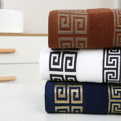 Finition 100% coton toilette personnalisée Logo hôtel piscine Voyage Couleur solide cadeau parfait