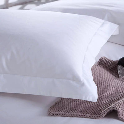 Couverture de couette personnalisée et feuille blanche 100% coton Lit ensemble pour le confort de l'hôtel de luxe