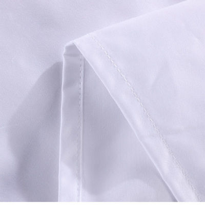 Couverture de couette personnalisée et feuille blanche 100% coton Lit ensemble pour le confort de l'hôtel de luxe