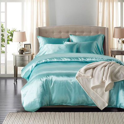Ensemble de literie en soie sur mesure avec 3 couvertures de lit King Size et 133 * 72 densité de tissu