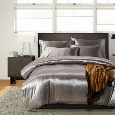 Ensemble de literie en soie sur mesure avec 3 couvertures de lit King Size et 133 * 72 densité de tissu
