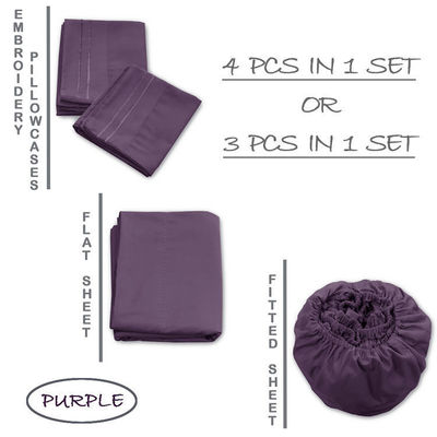 Polyester remplissage de la couverture de lit pour les jumeaux Queen King taille collections de literie