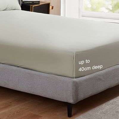 4 pièces de lit en bambou teinté et jetable avec imprimés en couleur