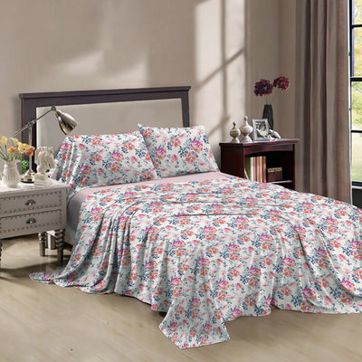 100% polyester multi-taille personnalisée imprimée en feuille pour la taille de la reine et la feuille de roi