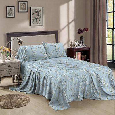 100% polyester multi-taille personnalisée imprimée en feuille pour la taille de la reine et la feuille de roi