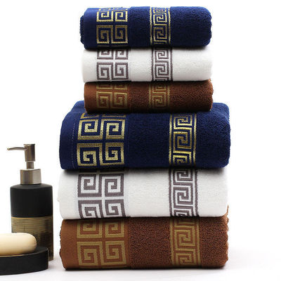 Hôtel sur mesure 32S Toile de bain en coton pur avec une haute absorbance et un design jacquard