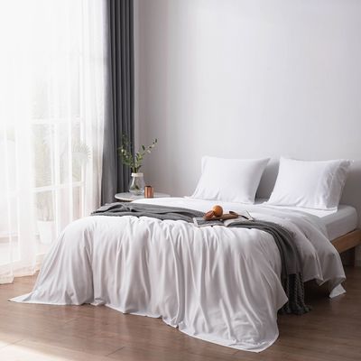 100% coton 200TC Lit d'hôtel 4 pièces Couvertures de lit de luxe pour enfants / adultes