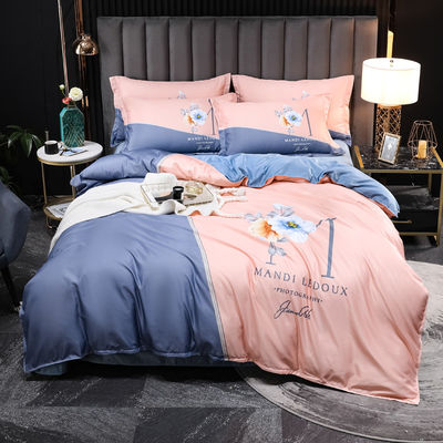 Ensemble de lit d'impression diagonale de taille reine de 2023 avec motif diagonal